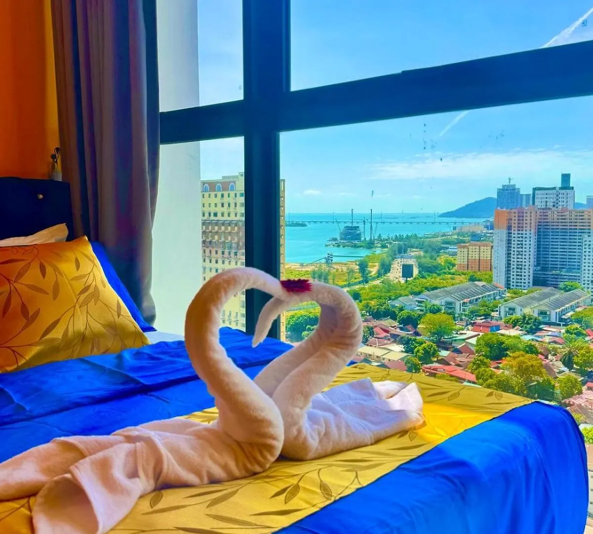 Deluxe Suite For10 Stunning Sea &City Viewsnetflix Jelutong شقة